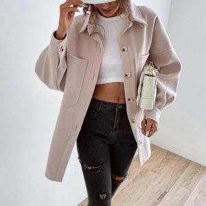 SHEIN dusty pink shacket size medium